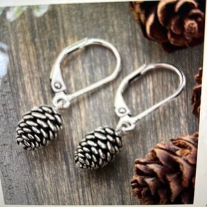Chaddsford Jewelry Vintage Pinecone Earrings NEW
